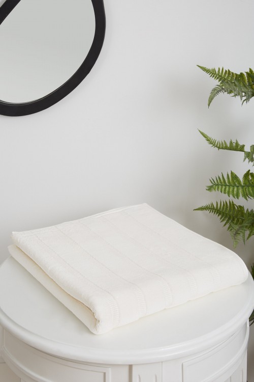 Sadem Organik Stripe Banyo Havlusu 90x150 cm