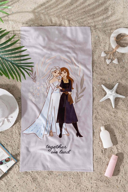 Özdilek Frozen Magical Disney Lisanslı Kadife Plaj Havlusu 60x120 cm